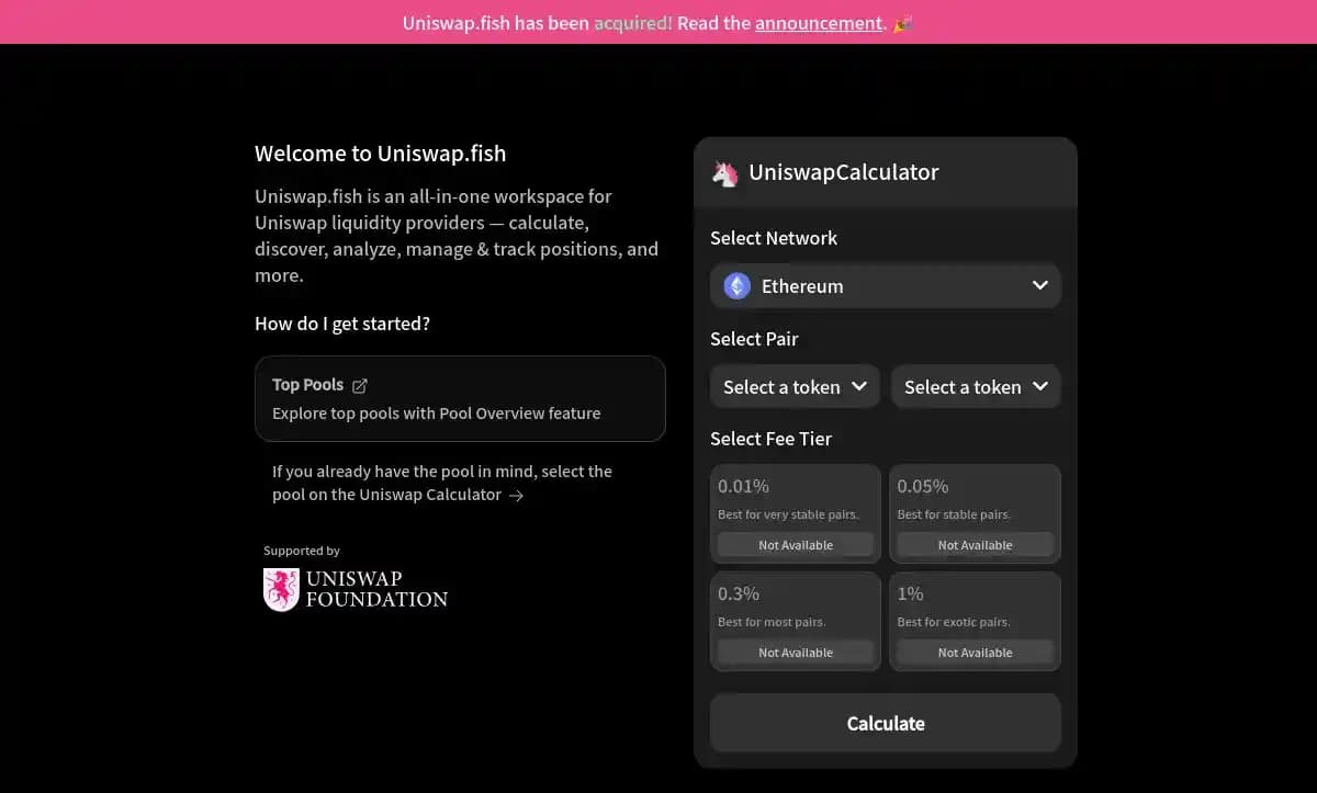 Explore New Horizons in Swap Fee Monitoring on Uniswap